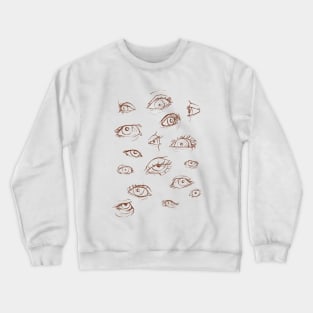 Eye Sketches Crewneck Sweatshirt